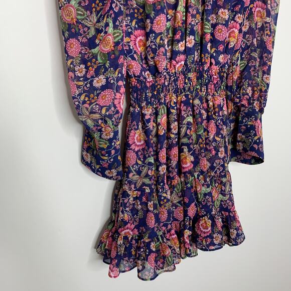 Misa Los Angeles Gianna Mini Dress Falaise Floral Womens Small - Picture 15 of 16